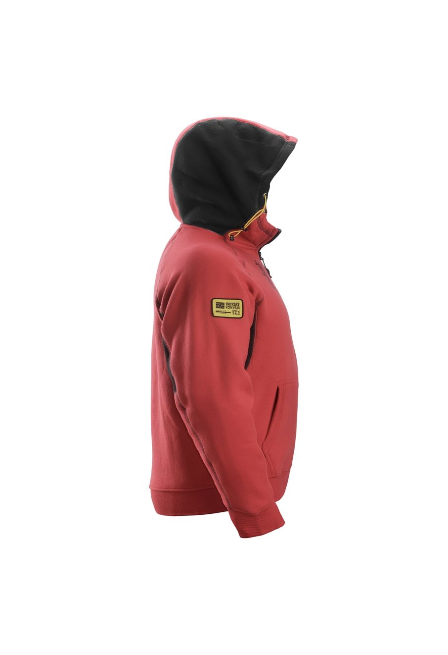Snickers 2816 Hoodie Zipped Logo - Chili Red