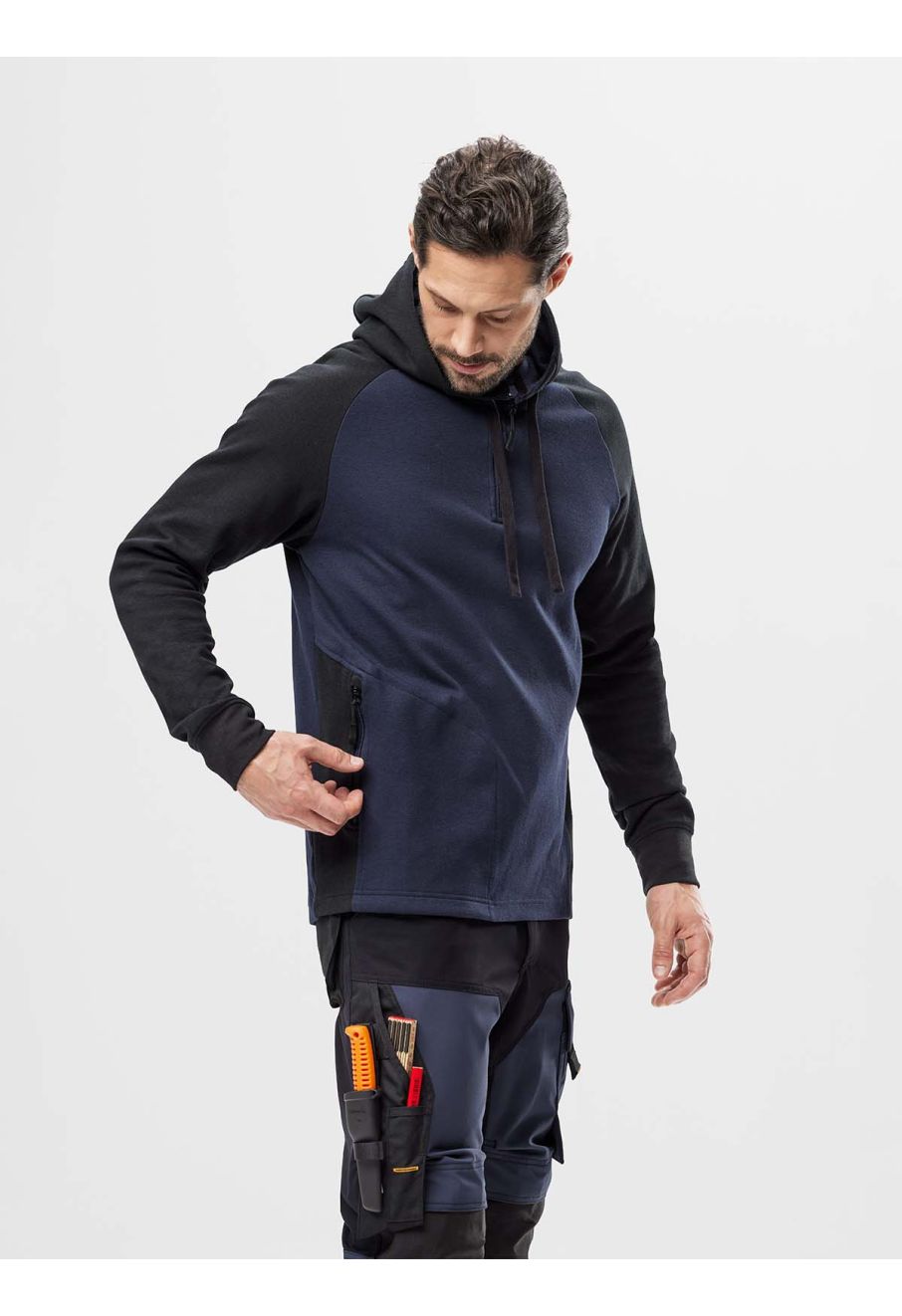 Snickers work hoodie 2842 two tone half zip 71workx s choice