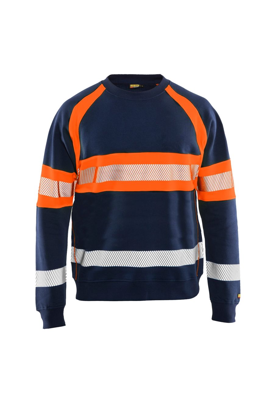 High Vis Sweater 3359 Marineblauw/Oranje - Blåkläder main product photo