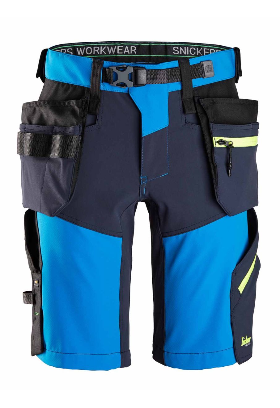 6140 Work Shorts Holster Pockets Softshell Stretch Snickers True Blue 5695