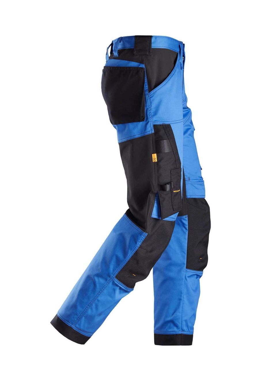 Snickers 6351 AllroundWork Stretch-Arbeitshose In Loose Fit, Weiß