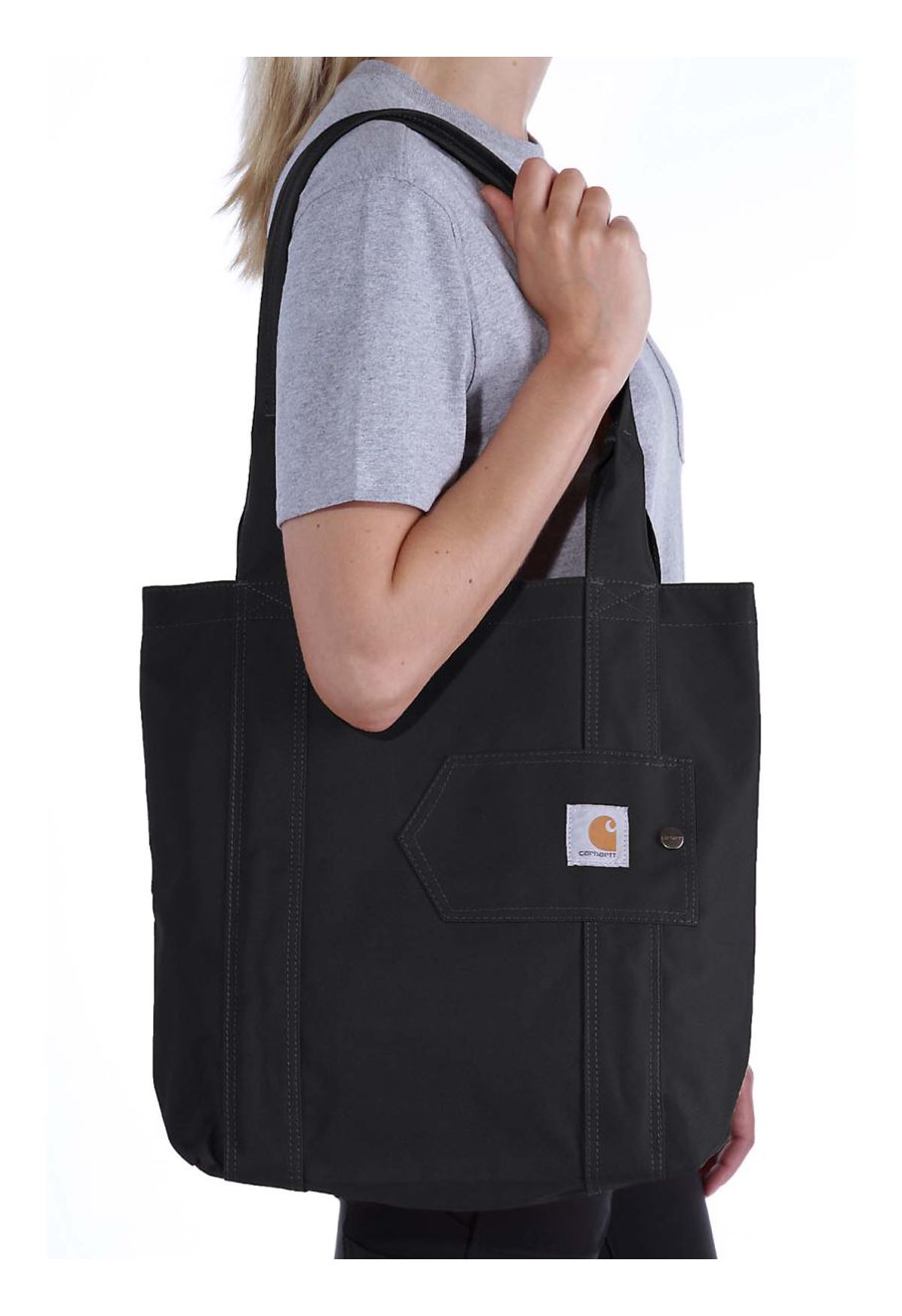 B0000378 Tote Bag Vertical Open Water Repellent Carhartt Black 001