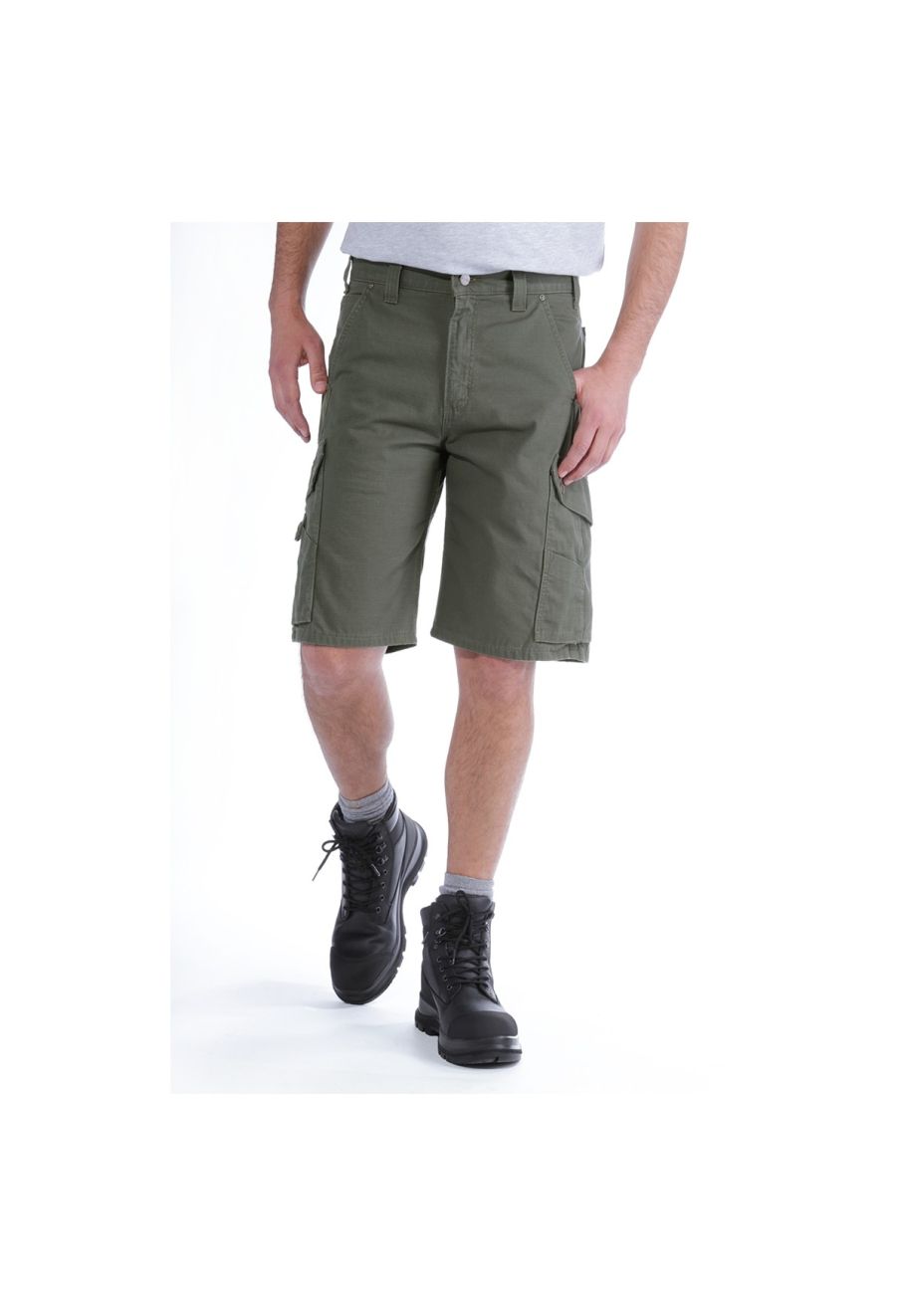Carhartt B357 Ripstop Cargo Work Short - Moss