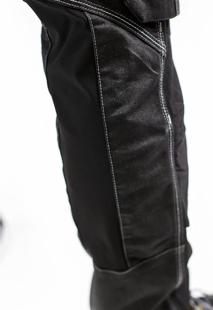 Blaklader 1999 Work Trouser Baggy Denim Stretch X1900 Black