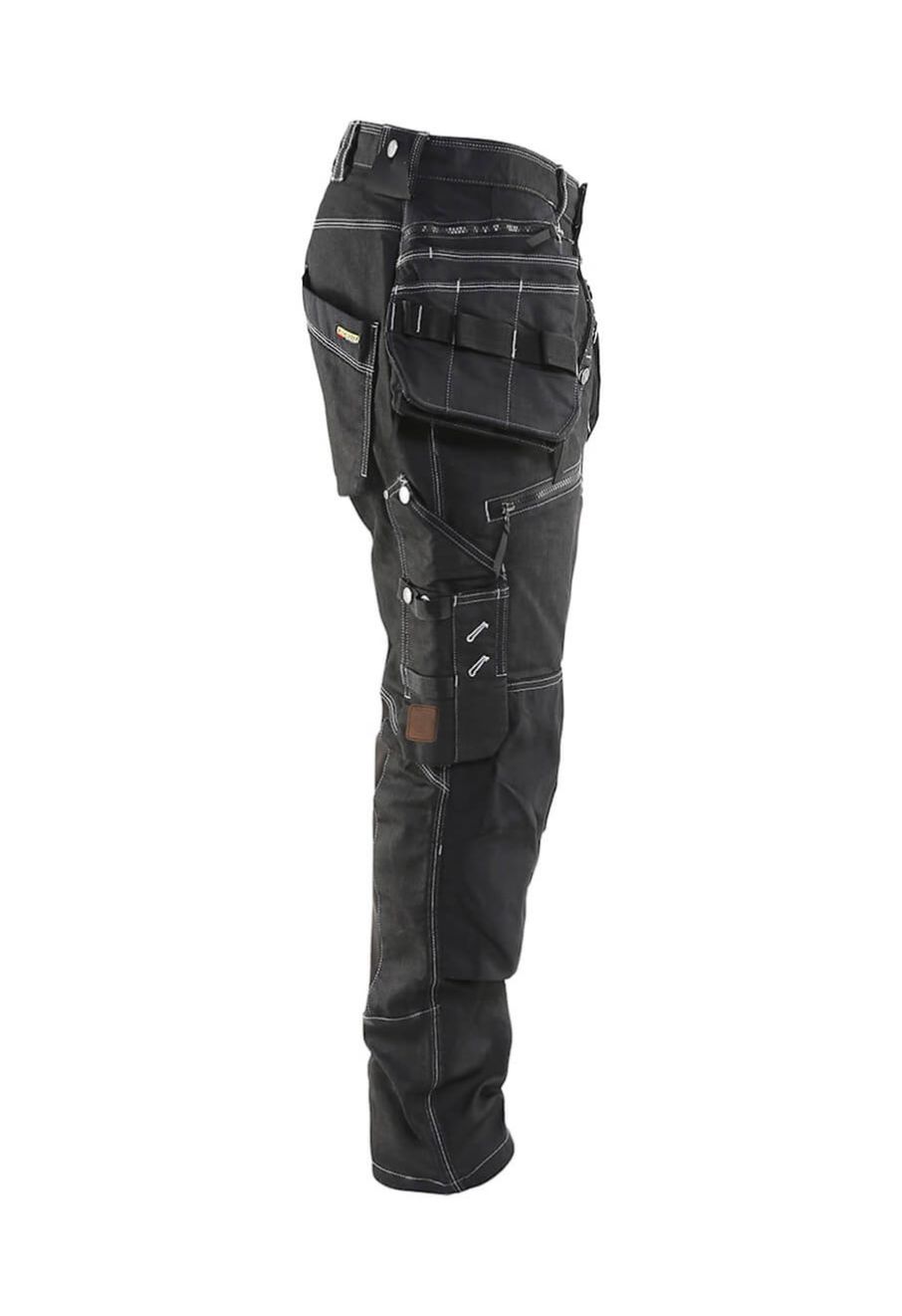 Blåkläder 1999 Work Trouser Baggy Denim Stretch X1900 Black