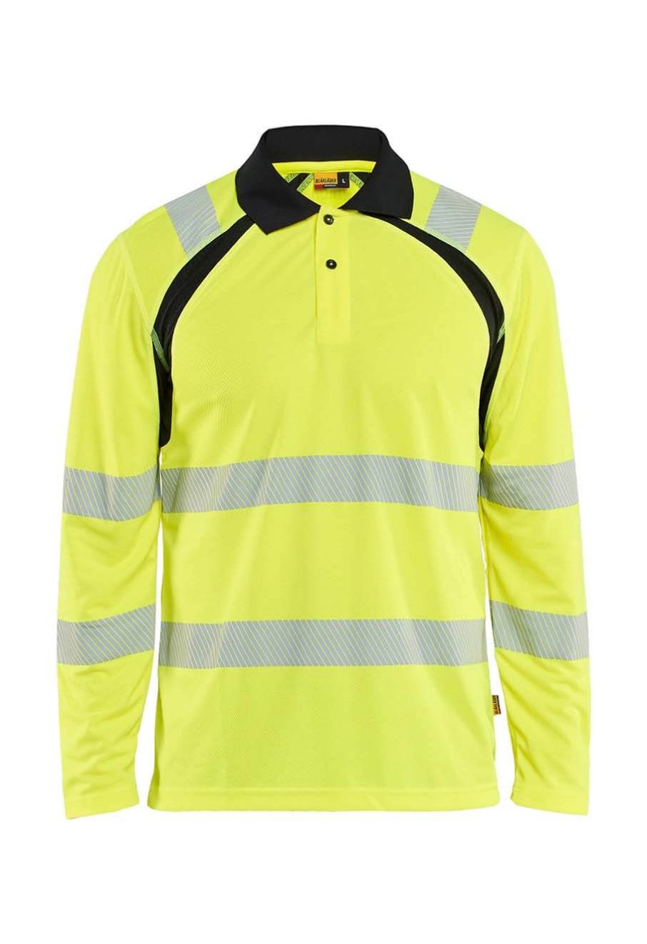 Blåkläder 3598 Work Polo Long Sleeve UV High Vis main product photo