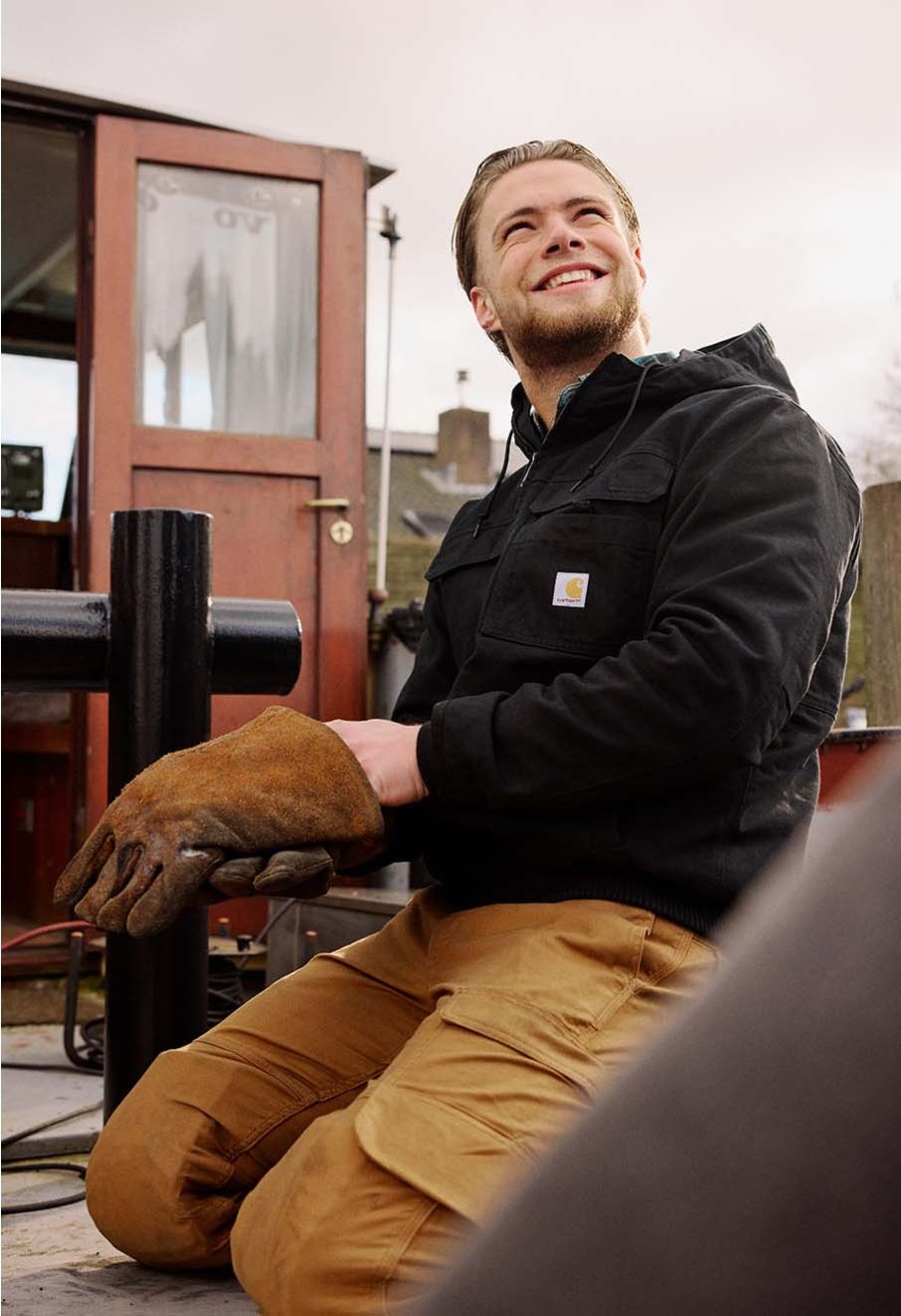 Carhartt 106980 Work Jacket Duck Bartlett Wind Fighter ⭐️