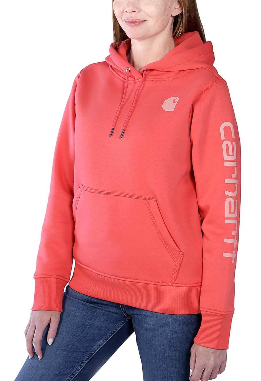 Red carhartt sweatshirt outlet