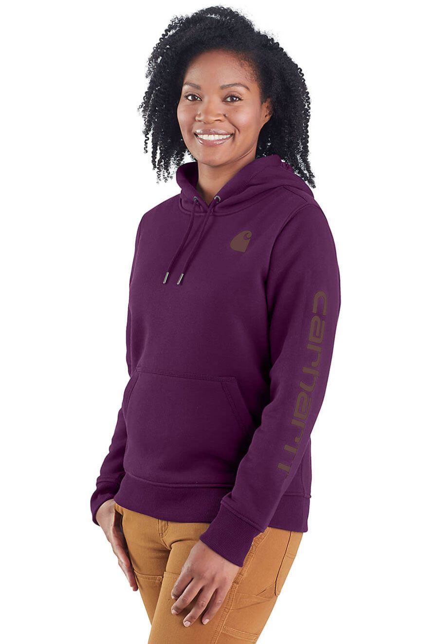 Womens purple carhartt hoodie 2025