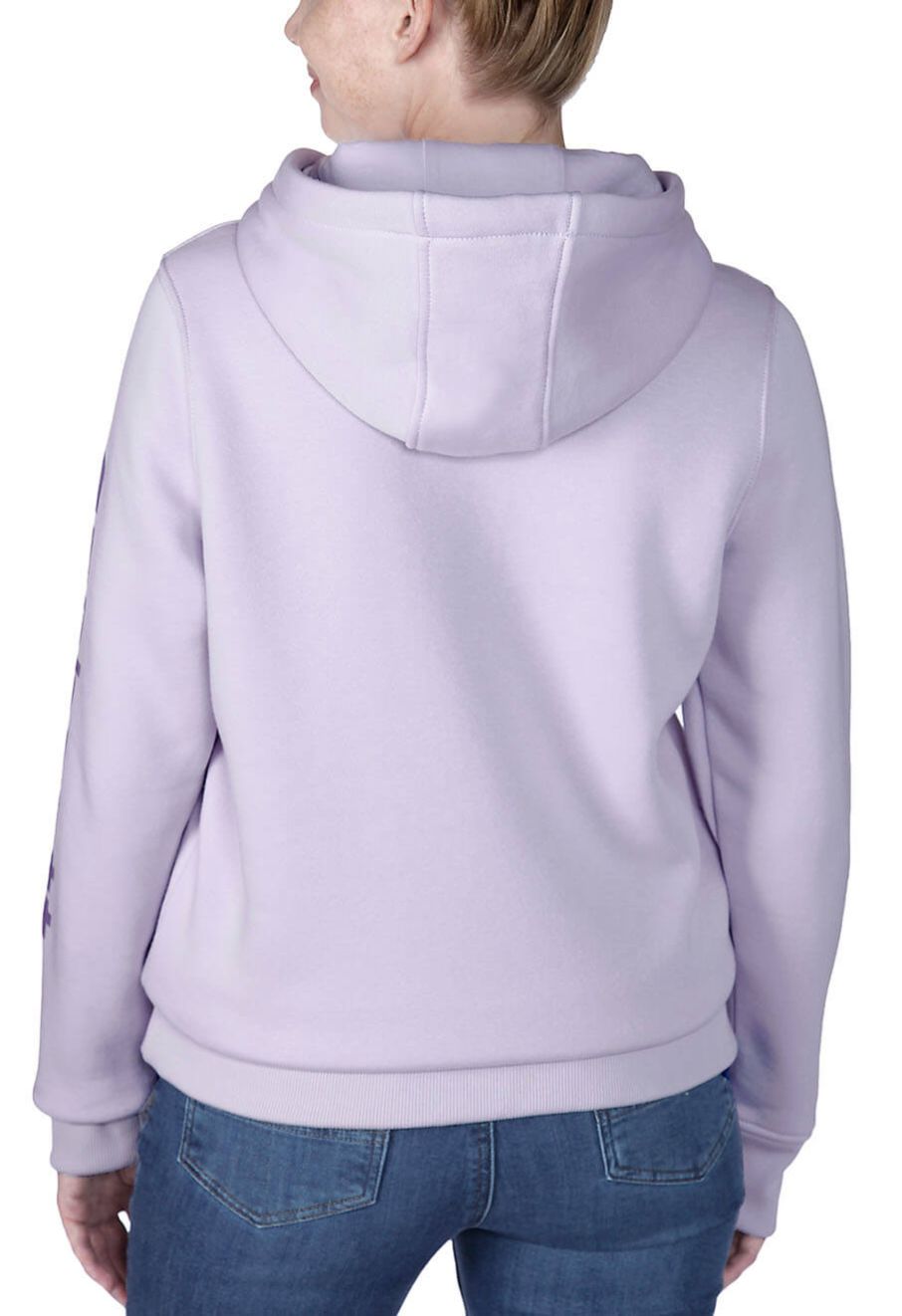 Carhartt Work Hoodie Sleeve Logo Women 102791 Lilac 71workx