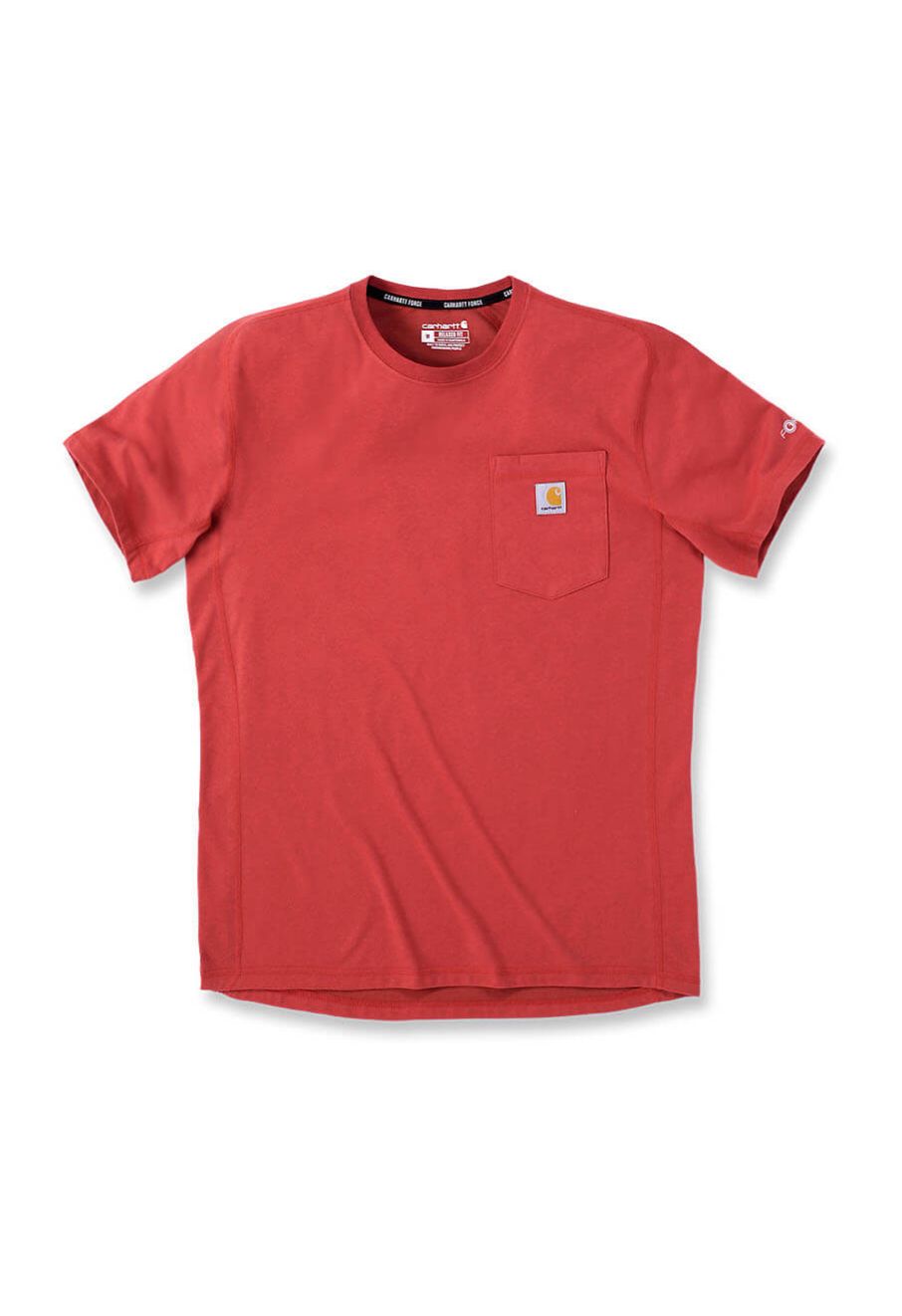 Carhartt Work T shirt Force Fast Dry 104616 Red R84 71workx