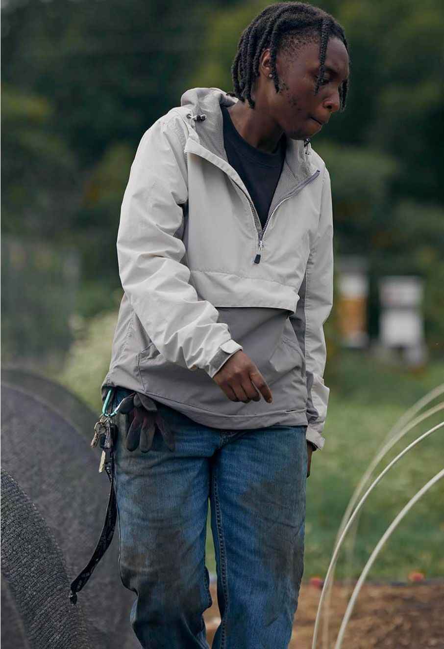 Carhartt Work Jacket Anorak Rain Defender 105749 White 71workx