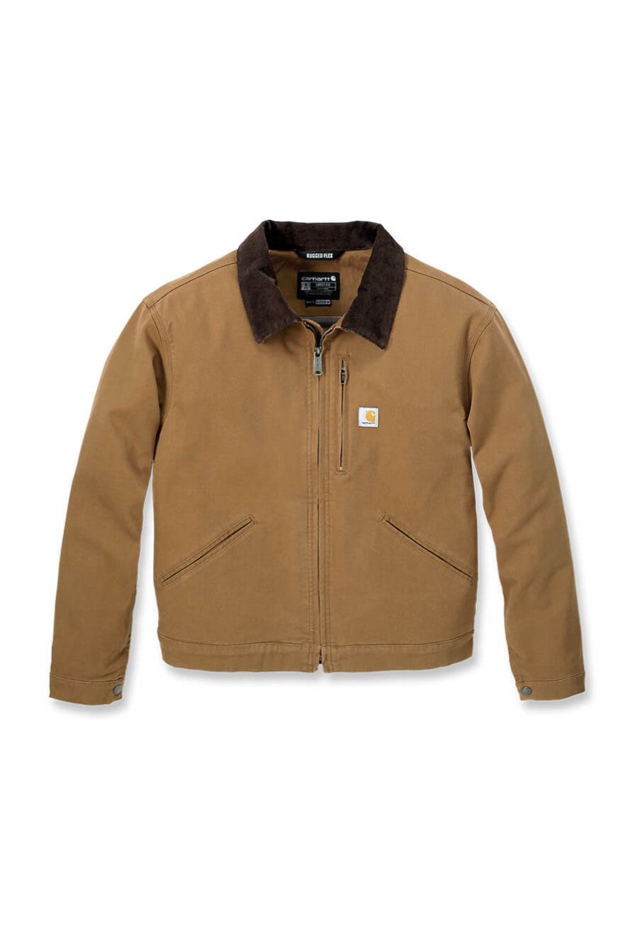 Carhartt Work Jacket Canvas Detroit Women 106208 Brown