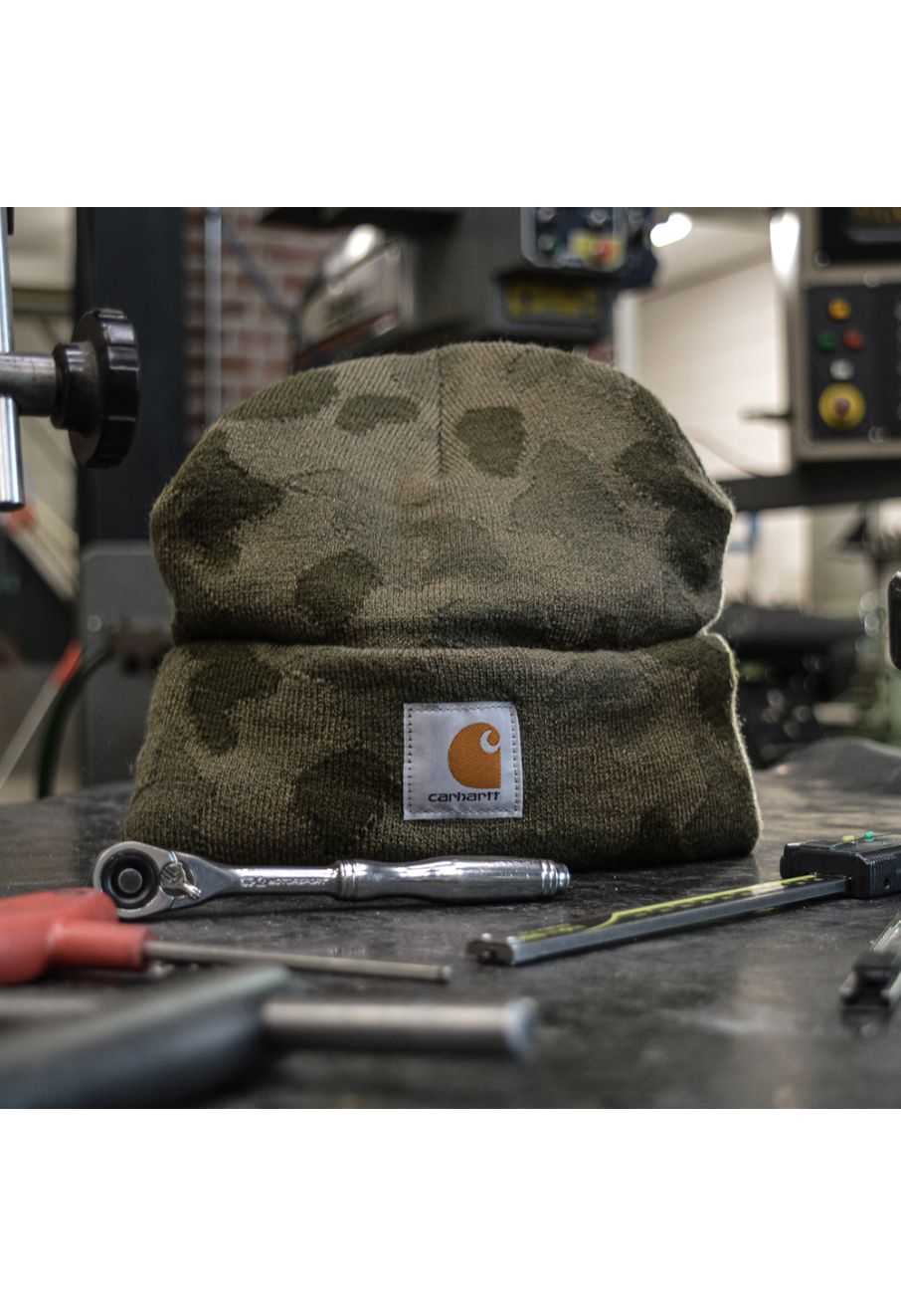 Carhartt 104557 Camo Watch Hat Tarmac Duck Camo