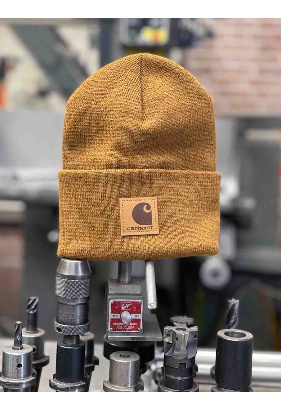 101070 Beanie Knit Black Label Carhartt Brown BRN