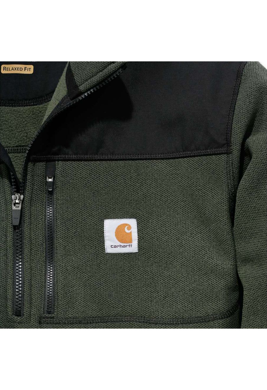 Carhartt 102836 Fallon Half Zip Sweatshirt Olive
