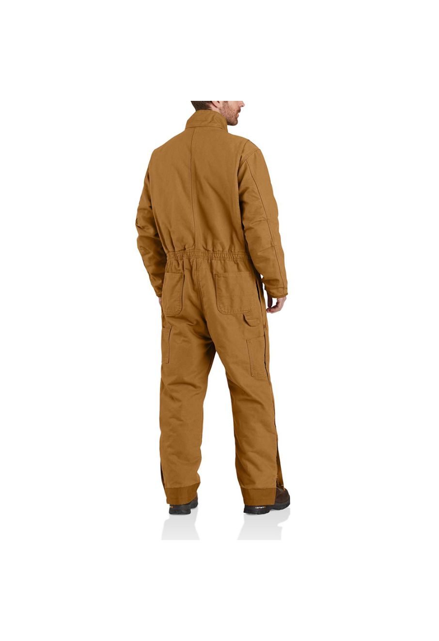 Carhartt 104396 Washed duck insultated coverall - Carhartt brown