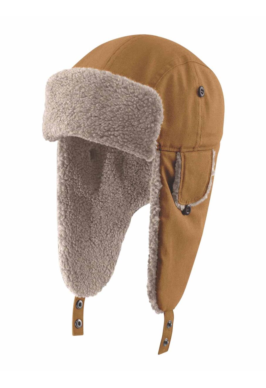 105052 Trapper Hat Canvas Carhartt Brown BRN Carhartt
