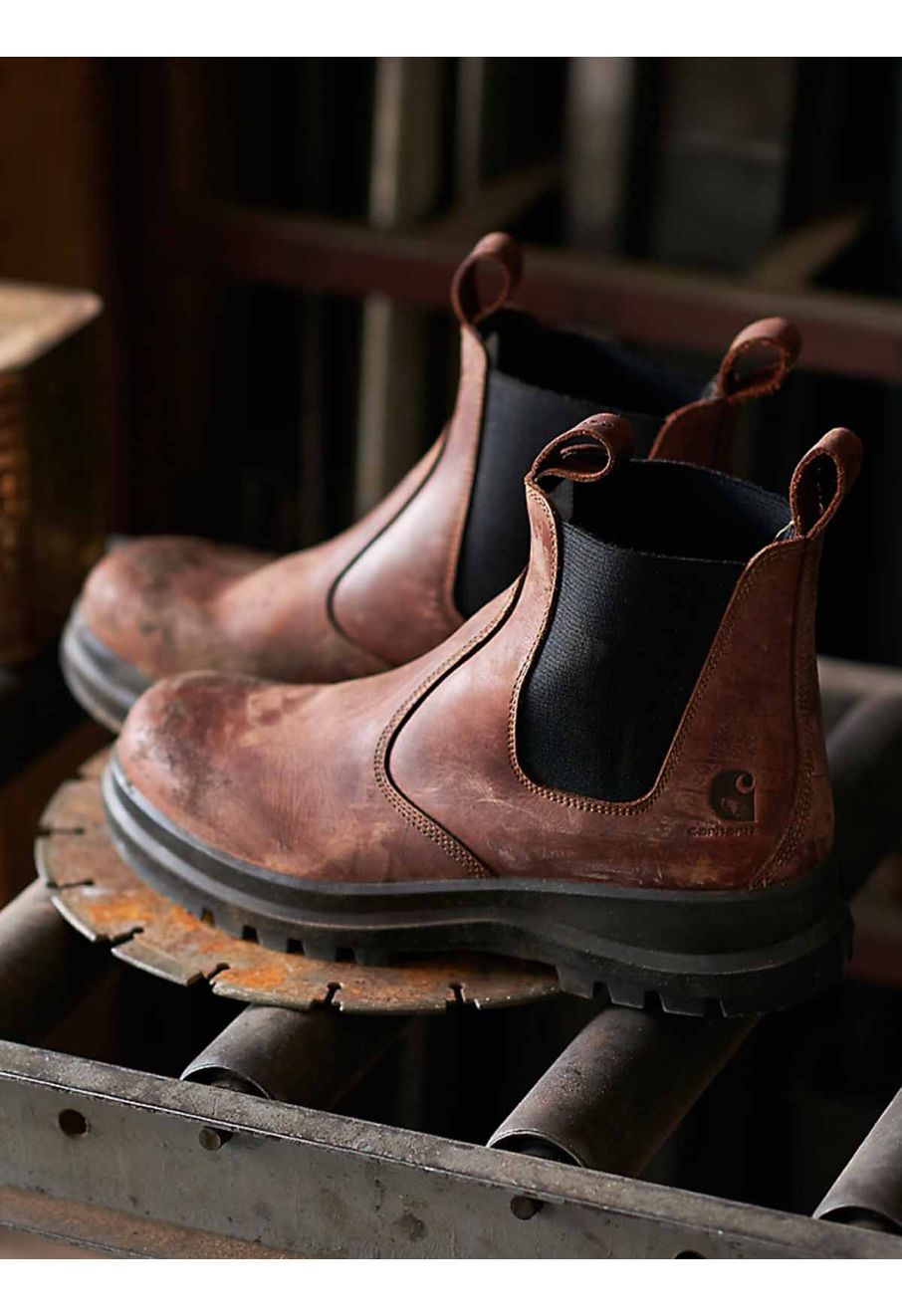 F702919 High Safety Shoe S3 Chelsea Carter Carhartt Dark Brown 201