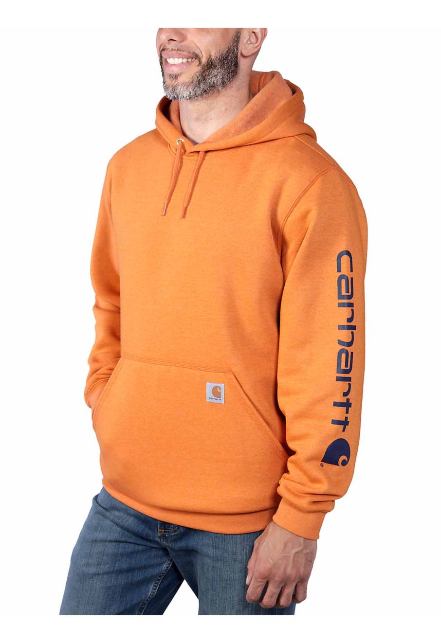 Carhartt K288 Hoodie | Loose Fit Men's Sweater with Logo Sleeve