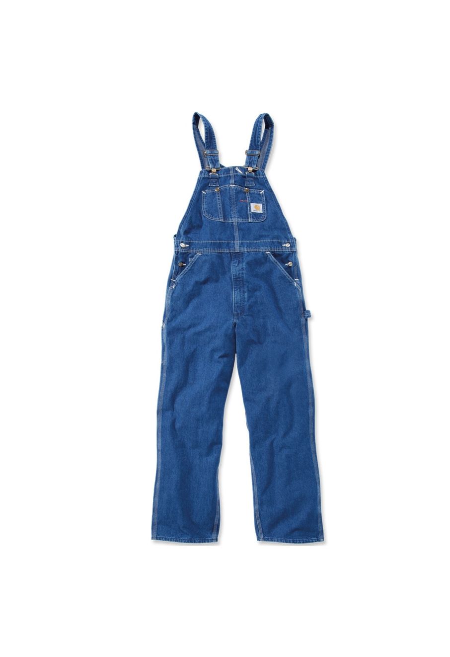 2024 Carhartt R07 - WASHED DENIM BIB OVERALLS 44x28 g06