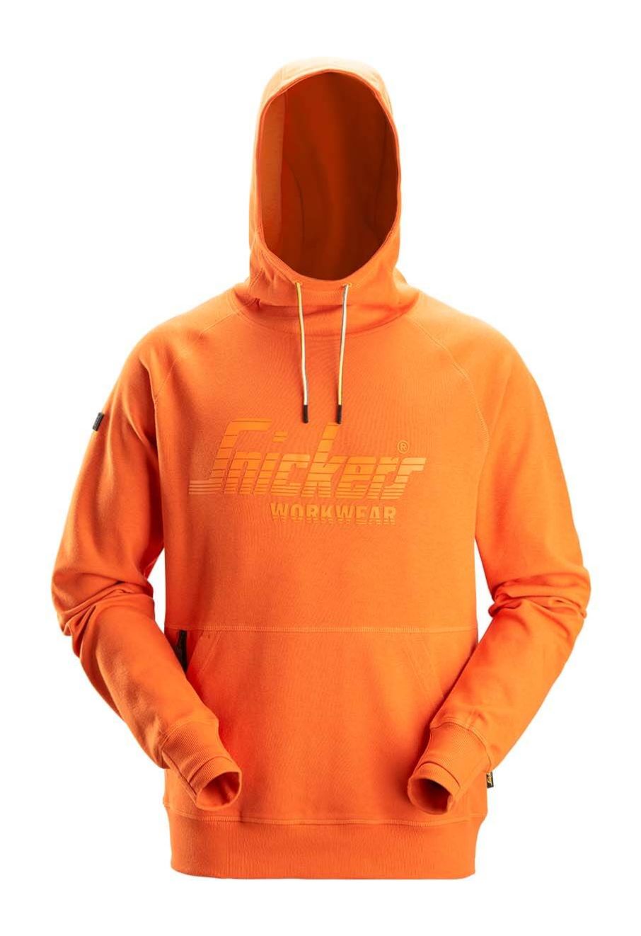 Snickers 2894 Work Hoodie Logo Orange 71workx s choice