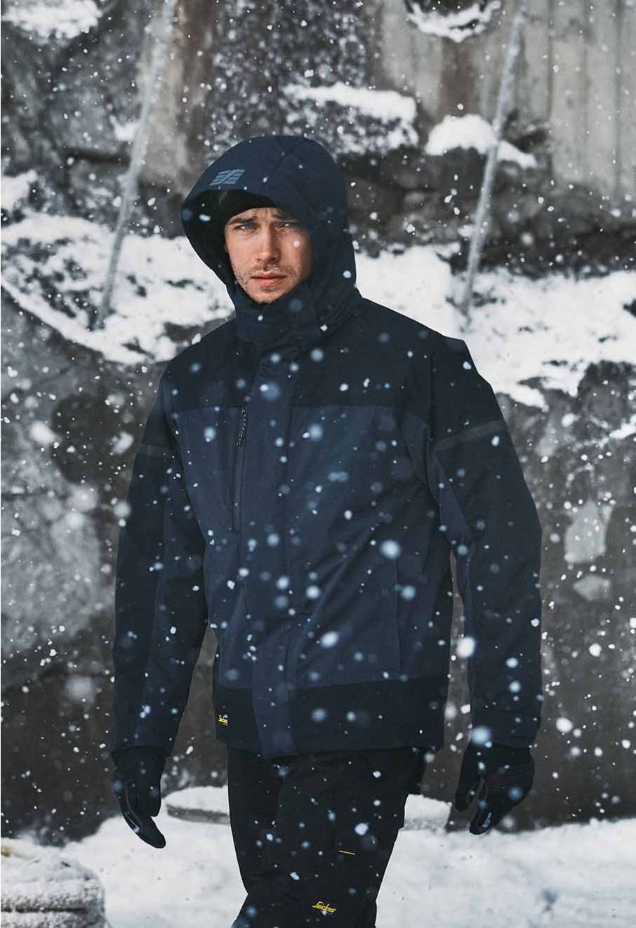 Snickers Work Jacket Waterproof Insulated 1112 Navy 71workx
