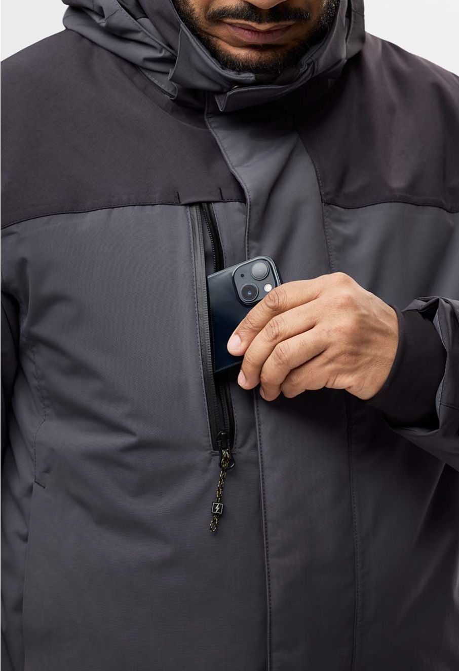 Snickers Work Jacket Waterproof Insulated 1112 Grey 71workx
