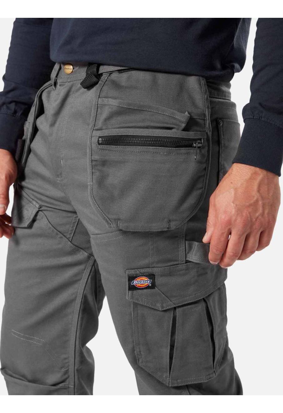 Tech Work Trousers Rinsed Slate - Dickies