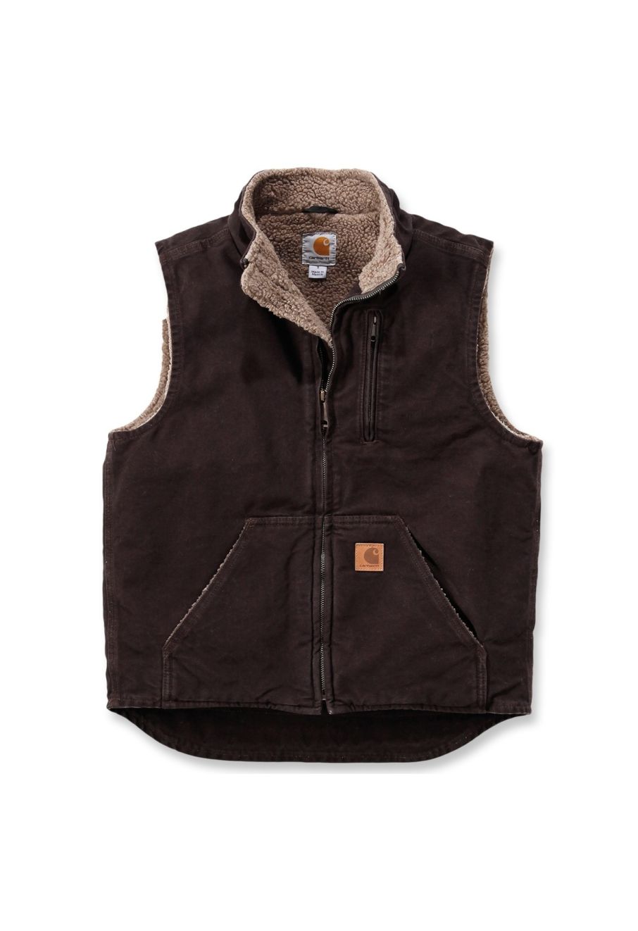 Carhartt V33 Sale Mock Neck Vest Gravel