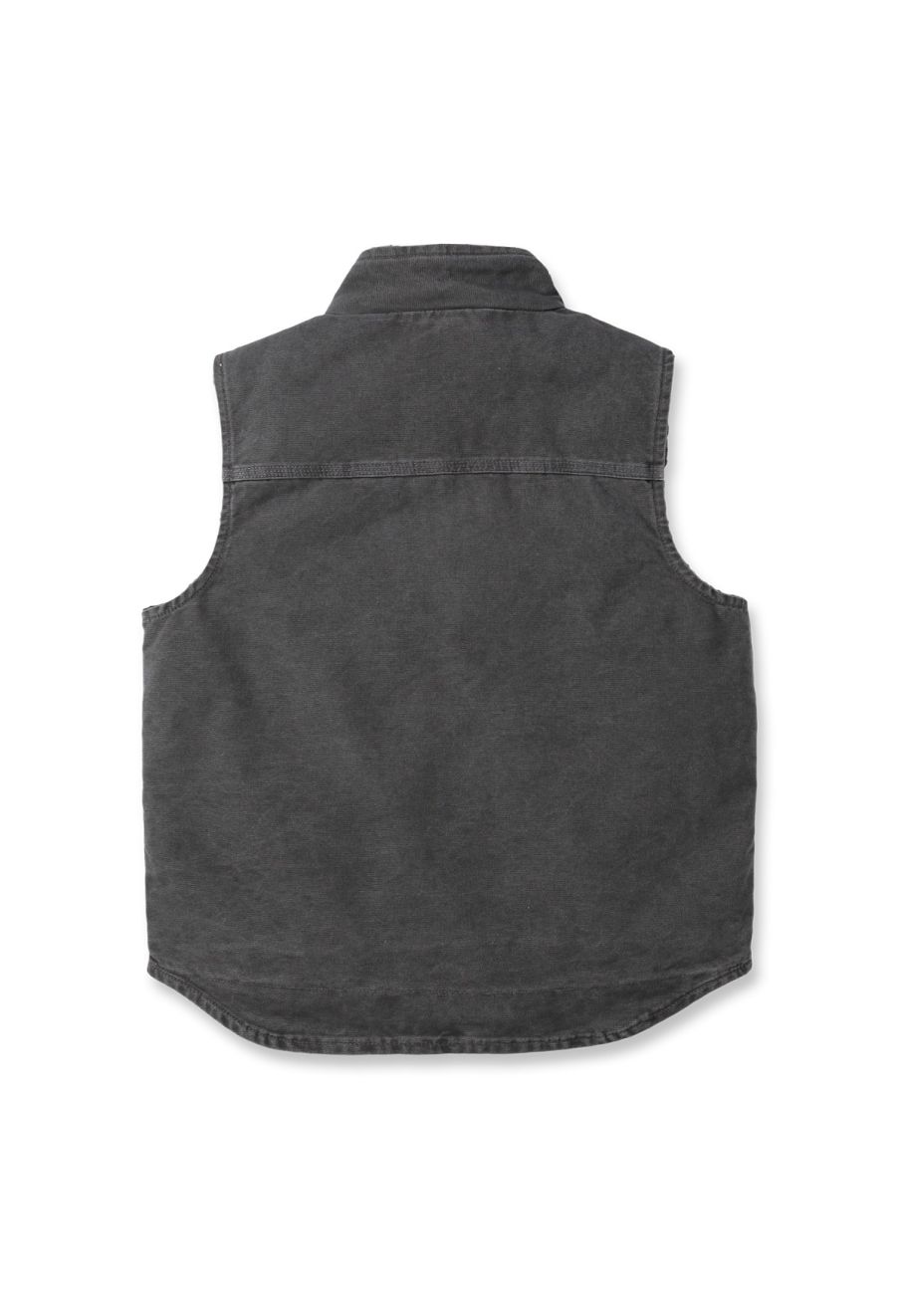 Worked-in Carhartt V33 CML Men's L Sandstone outlet Sherpa-Lined Mock Neck Vest