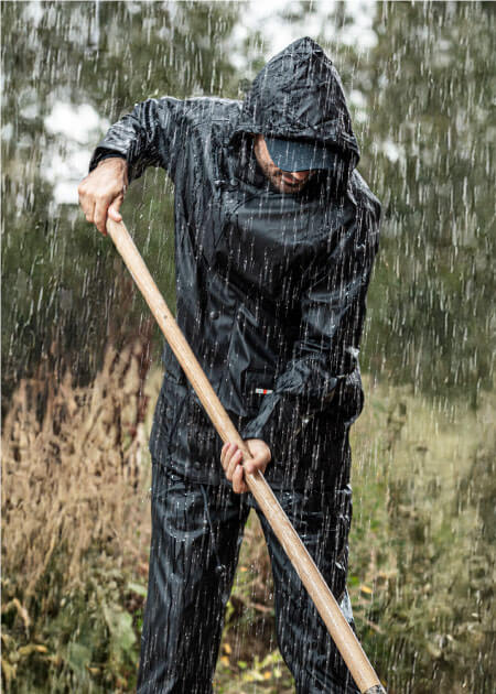 Bestand tegen regen, modder en ruwe vloeren