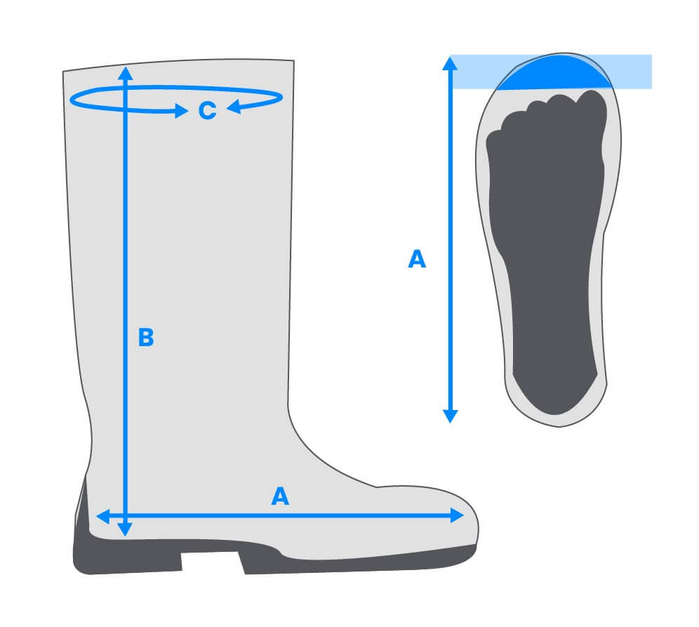 Measuring instructions bekina boots